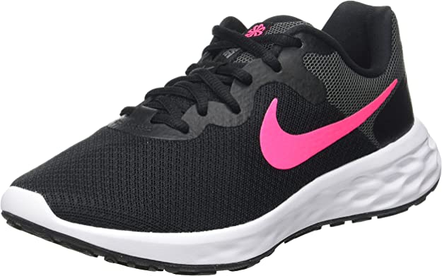 Tenis Nike para correr de mujer de color Negro Hyper Pink Iron Grey