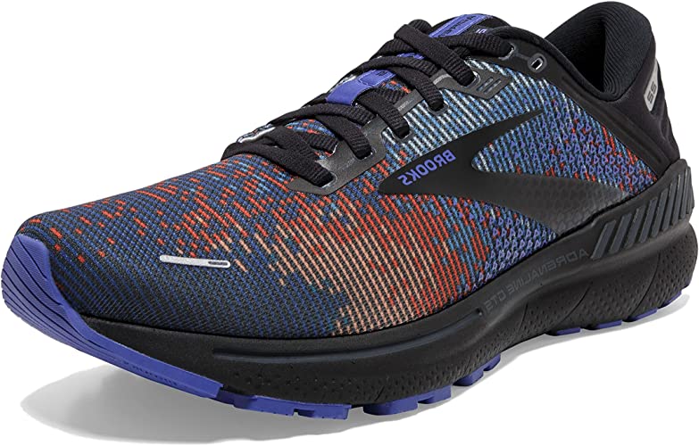 Tenis Brooks para hombre de color Azul real/Negro/Gris