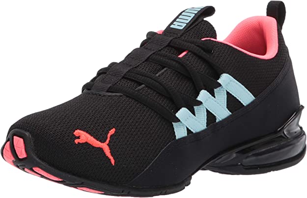 Tenis Puma para mujer de color Black-ignite Rosa-aguamarina