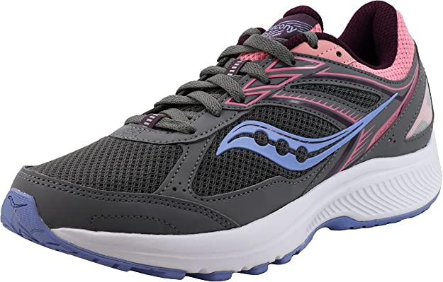 Tenis Saucony para mujer de color gris, rosado, azul