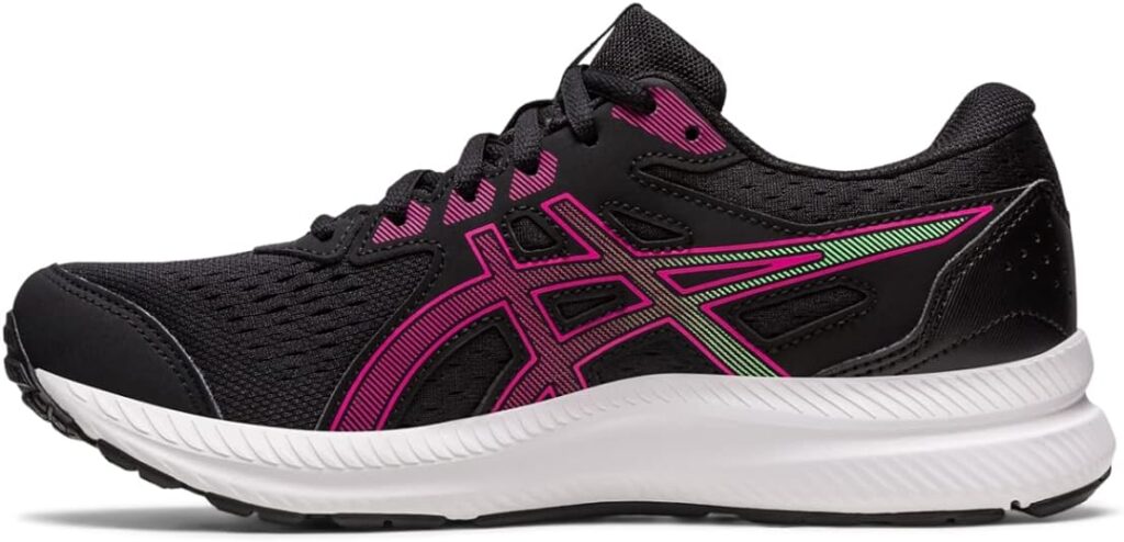 Tenis Asics para mujer de color Negro/Rosa Rave